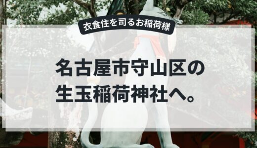 【名古屋市：生玉稲荷神社】住宅街の中なのに、お稲荷さんはまるで山の中？！