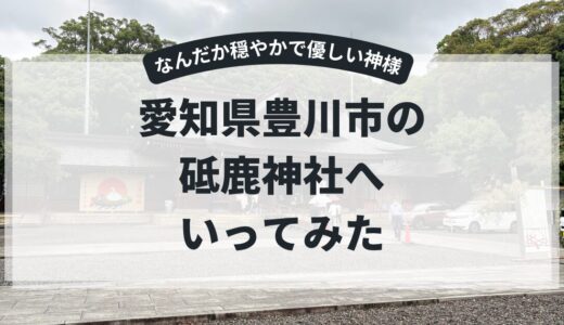 【愛知県豊川市：砥鹿神社】穏やかな神様からの歓迎サイン