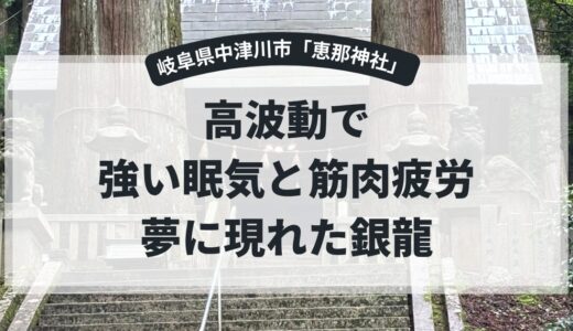【岐阜県中津川市：恵那神社】確実に神様がいる雰囲気が感じられる山の神社②